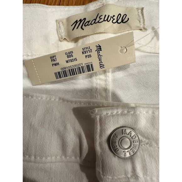 Madewell Petite 10" High-Rise Skinny Jeans in Pure White: Step-Hem Edition - Picture 11 of 11